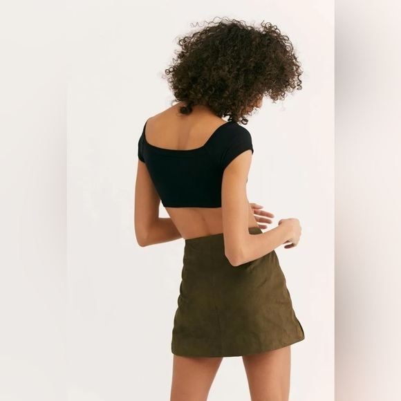 NEW Understated Revolve Leather Coastal Cowboy Mini Skirt - Picture 5 of 9